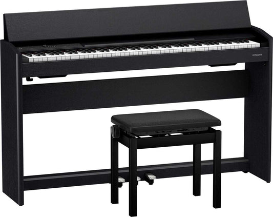 Roland ローランド 電子ピアノ　F701CB 黒木目調仕上げ【組立設置配送】